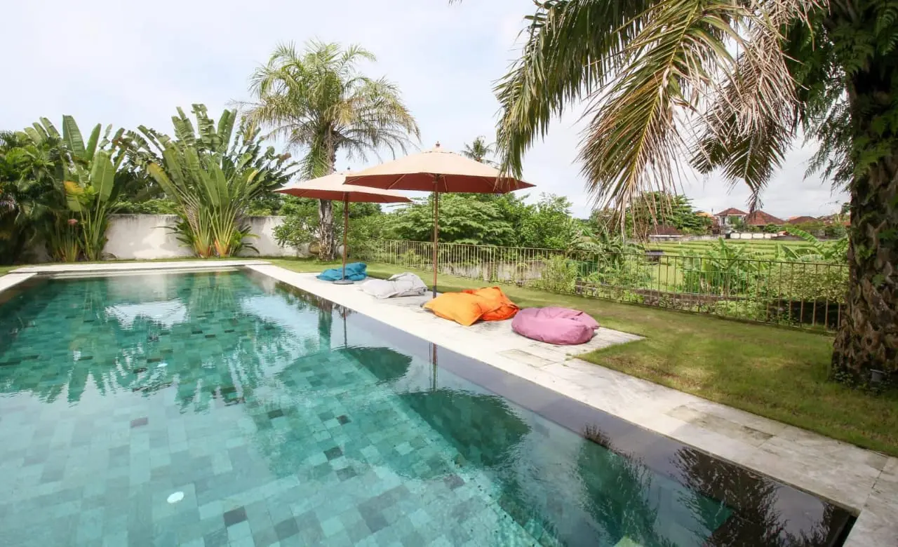Luxury Villa Modern Rice Field View Umalas Kerobokan