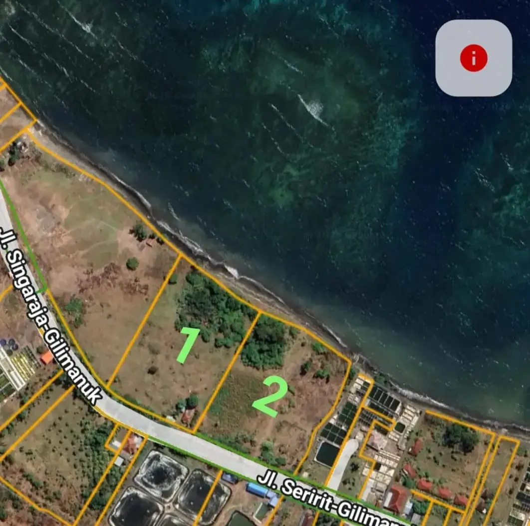 Beach Front Land Pemuteran Buleleng North Bali